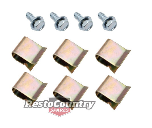 Ford REAR Bumper Bar Dust Strip Fitting Bolt Kit XR XT XW XY rubber clip - FK2036