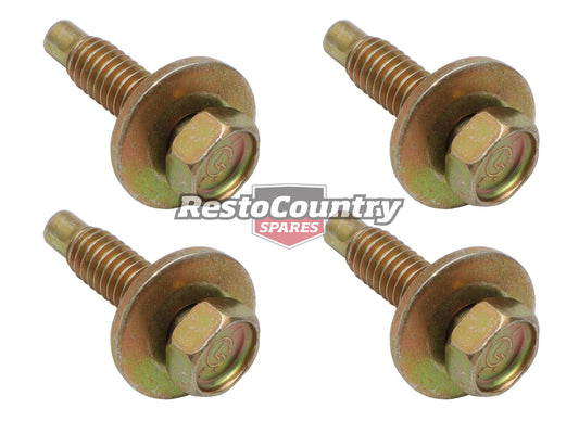 Ford Falcon Boot Lid Hinge Bolt Kit XA XB XC ZF ZG ZH YELLOW ZINC - FK2053