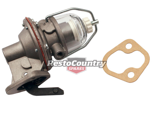 Holden Mechanical Fuel Pump Red 6cyl Glass Bowl 149 161 173 179 186 202 - FPP4639