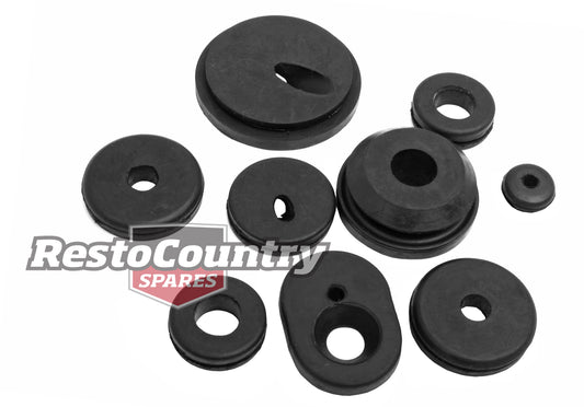 Holden Firewall Grommet Kit 9Pce 48-215 FX FJ rubber pipe tube Resto Country - FW1001
