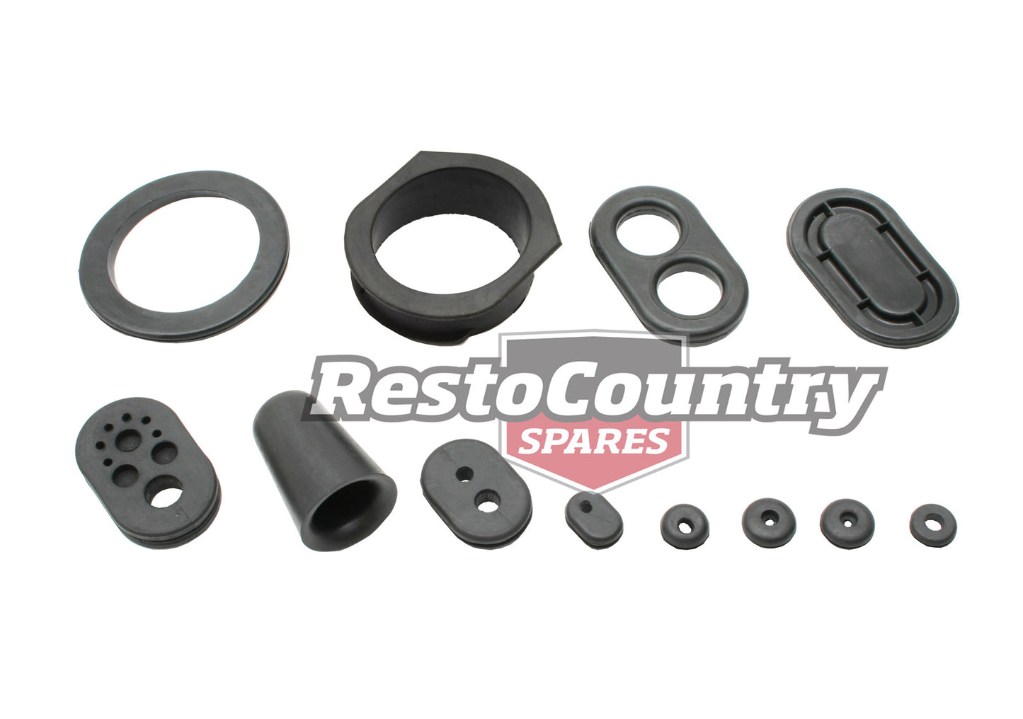 Holden Firewall Grommet Kit 12Pce FE FC rubber pipe tube - FW1002