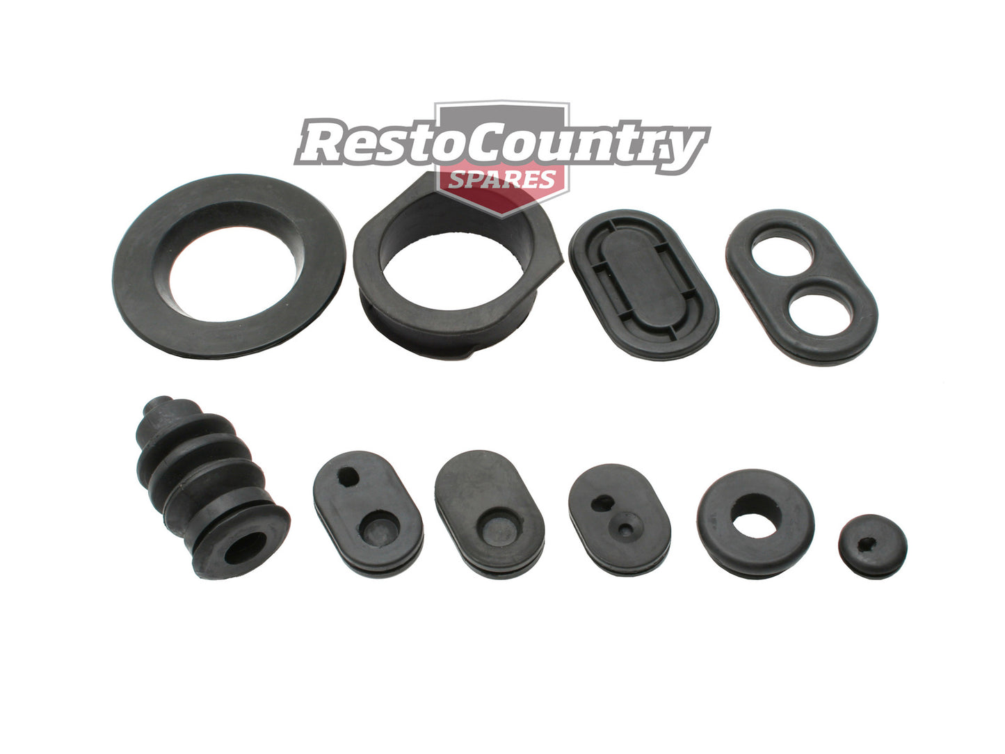 Holden EJ EH Firewall Rubber Grommet Kit 10pcs plug seal engine wall - FW1004