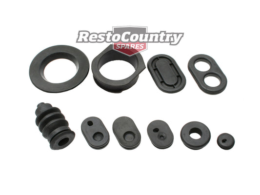 Holden EJ EH Firewall Rubber Grommet Kit 10pcs plug seal engine wall - FW1004