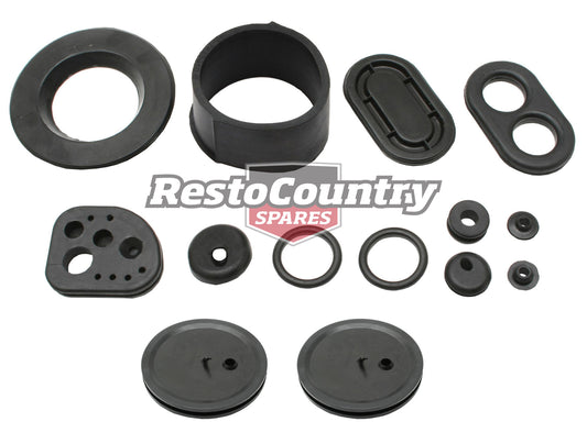 Holden Firewall Rubber Grommet 14pce Kit HD HR bump plug seal body - FW1005