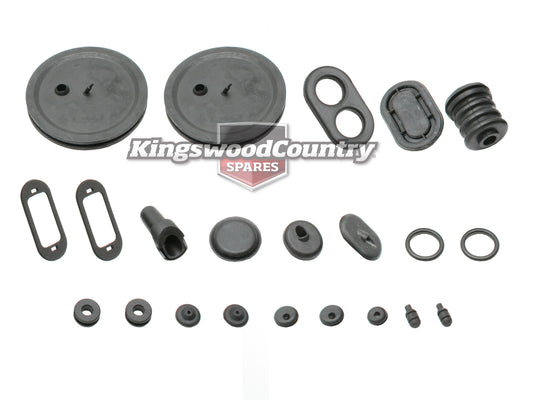 Holden Firewall Rubber Grommet Kit HK HT HG 22pcs stop plug insulator - FW1006