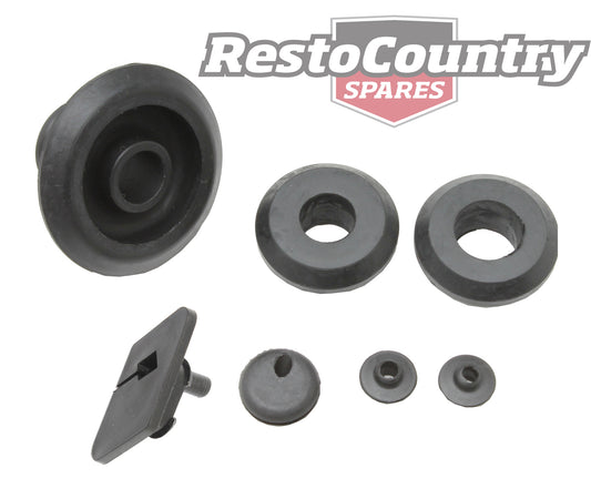 Holden Firewall Grommet Set x7 HX HZ  rubber  plug  wiring  boot - FW1007C