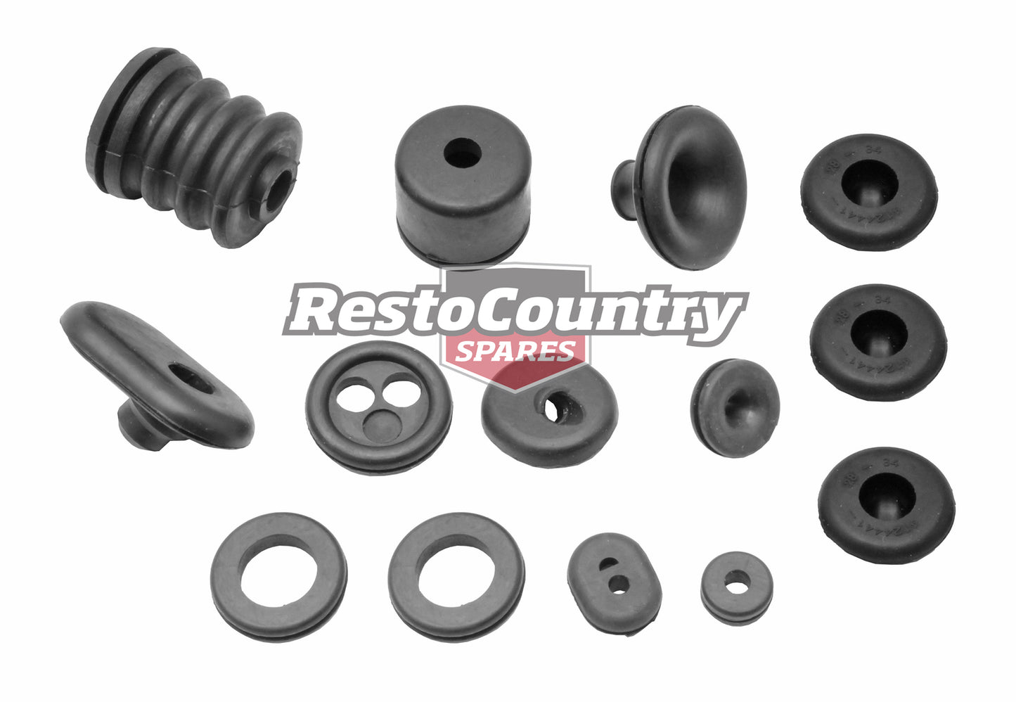 Holden Torana Firewall Grommet Kit LC LJ rubber bump plug seal body - FW1010