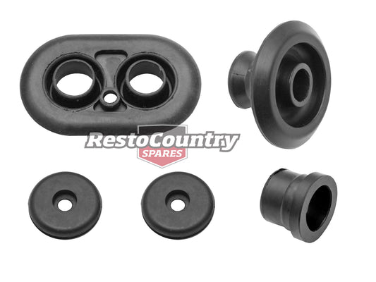 Holden Commodore Firewall Grommet Kit x5 VK VL rubber heater harness brake - FW1013