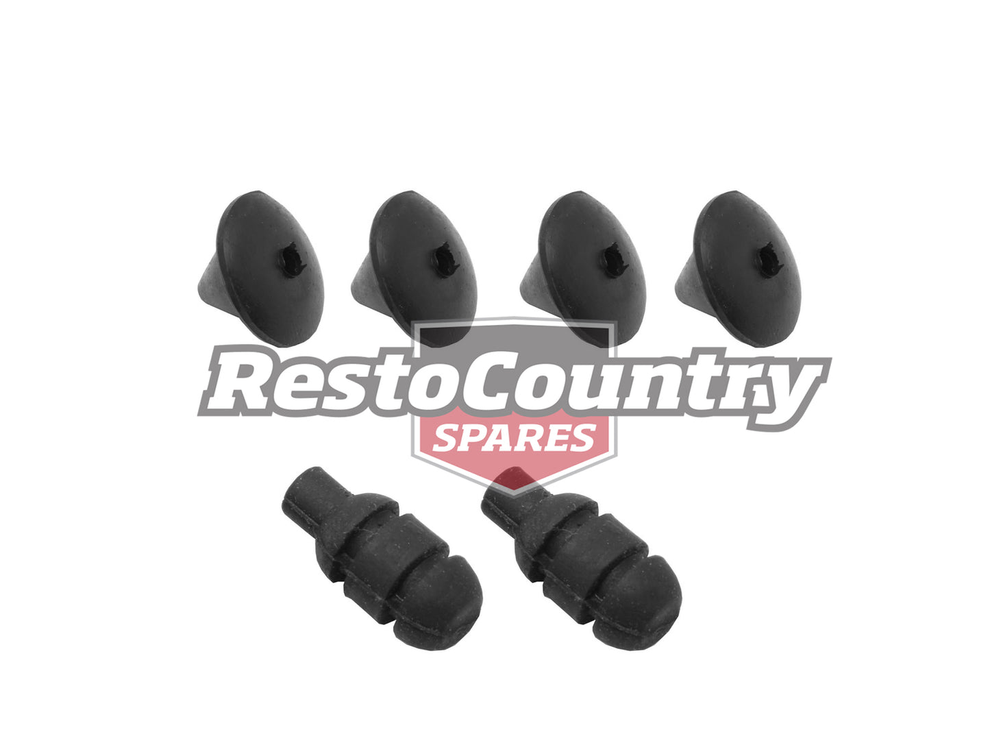Holden Number Plate Mount + Rubber Grommet Front + Rear Torana LC LJ - G1001C