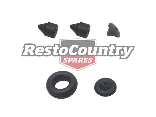 Holden Number Plate Mount +Rubber Grommet Front + Rear Torana LH LX WITH Spoiler - G1001E