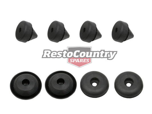 Holden Number Plate Mount Rubber Grommet Kit FB EK Front + Rear license - G1007