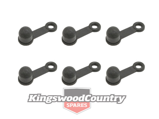Holden Ford Valiant Grease Nipple Boot Set rubber seal brake bleed x6 - GBK6