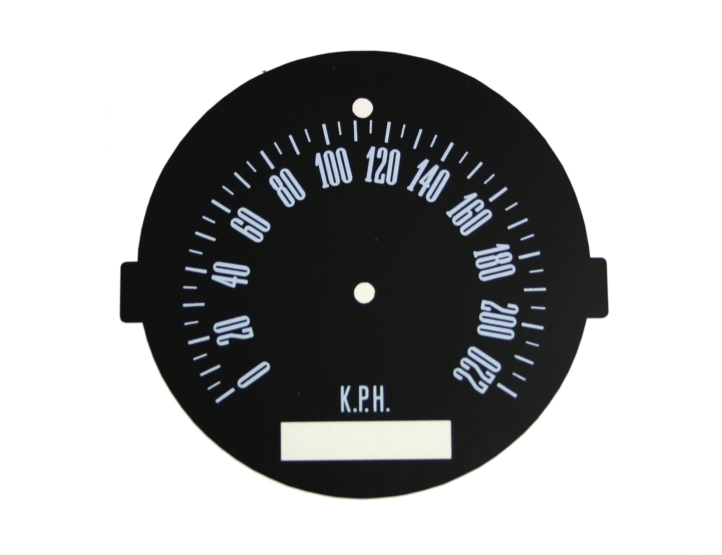 Ford Speedo Conversion Decal XW XY 140 MPH to 220 KPH gauge instrument miles ks - GD2001E