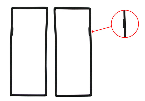 Ford XY Front Indicator Lens Gasket Set x2 blinker  turn  signal - GFT2004