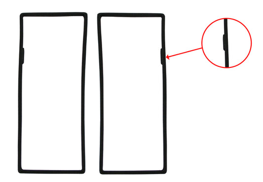 Ford XY Front Indicator Lens Gasket Set x2 blinker  turn  signal - GFT2004