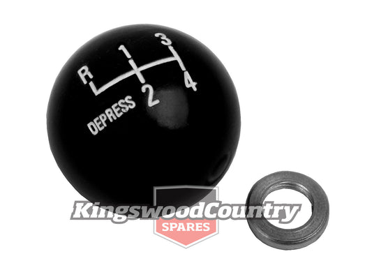 Holden Gear Shift Knob Round Aussie 4spd  HQ HJ HX HZ Torana LJ LH LX - GK1001