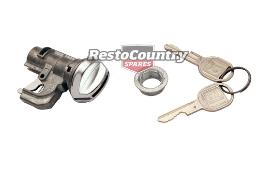 Holden Glovebox Barrel Lock + Case + Keys Chrome HQ HJ HX HZ WB LC LJ LH LX UC - GL1003