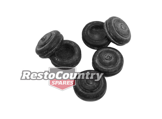Universal Rubber Grommet Kit x6 Blind Centre Flange 20.6mm O.D 17.5mm I.D - GP1007