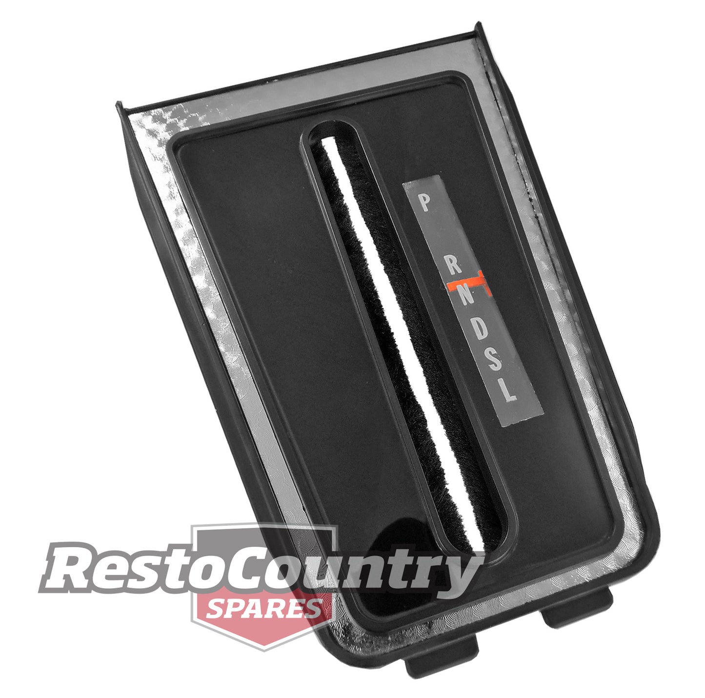 Holden Auto Shift Indicator Insert Cover SILVER HQ GTS selector shifter console - GS1002