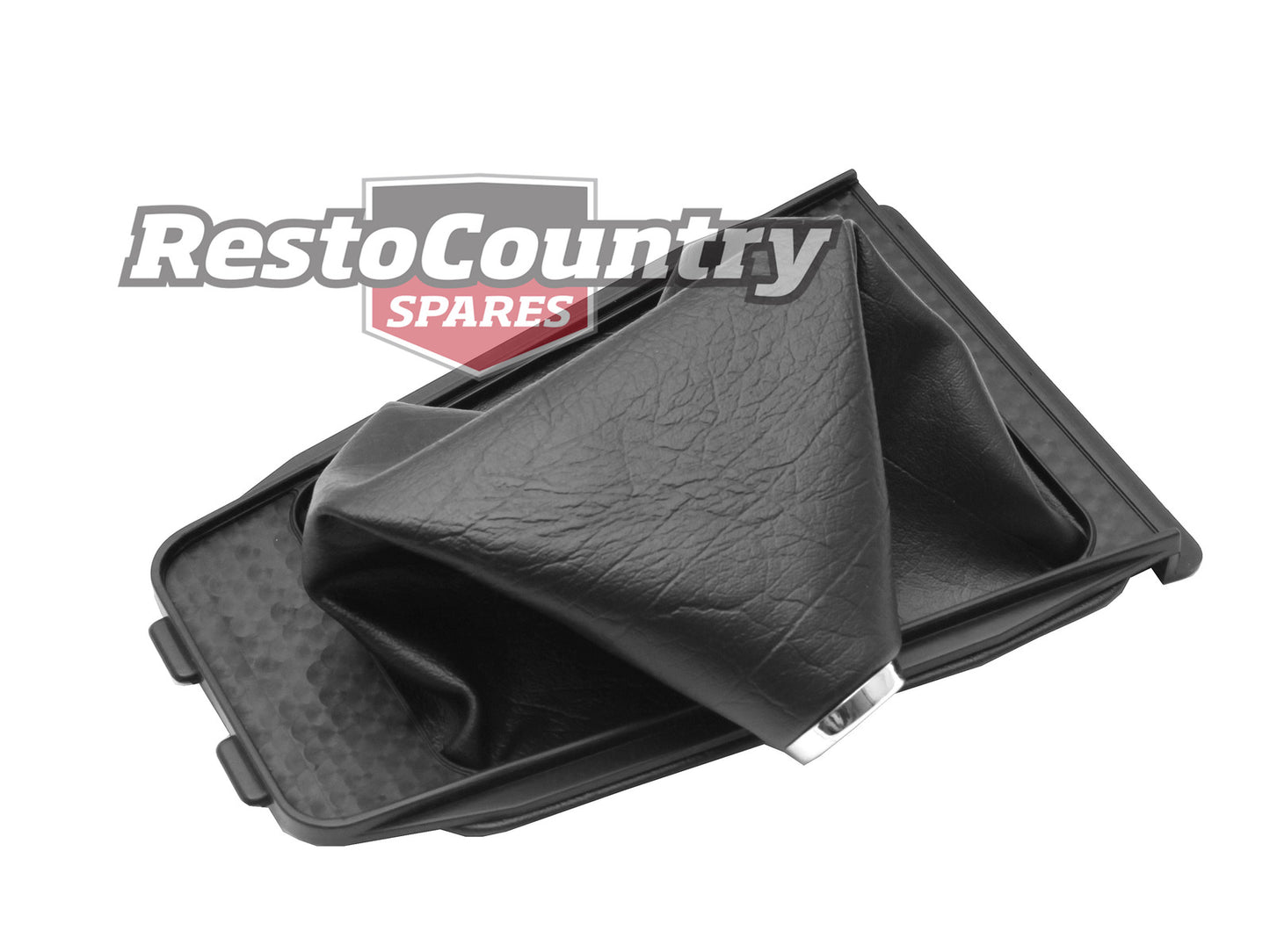 Holden Black Manual Gear Shift Boot + Fish Scale Surround EARLY HQ 4 Speed - GSB1006A