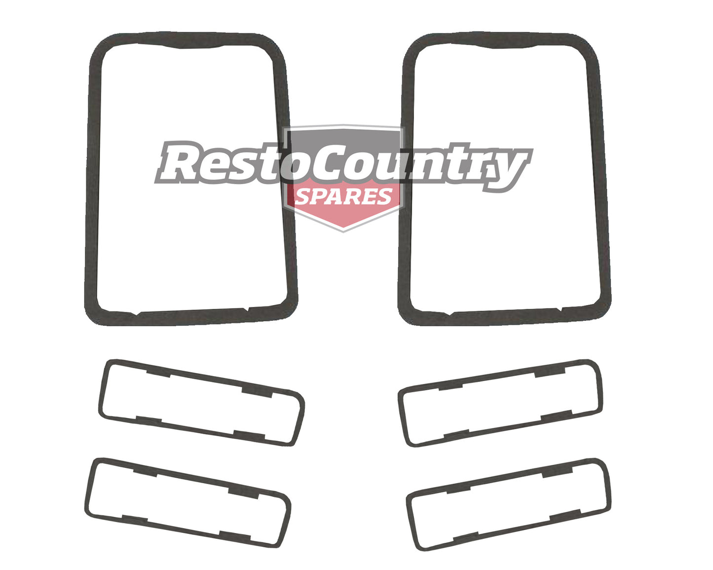 Ford Taillight Gasket Set - Complete - Lens + Body XY Sedan stop light lamp - GTL2006A
