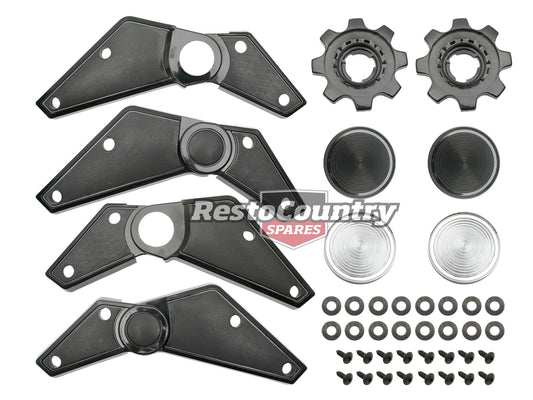 Holden Bucket Seat Hinge Cover Set HQ HJ HX HZ LH LX UC  Adjuster Recliner Knob - H1015