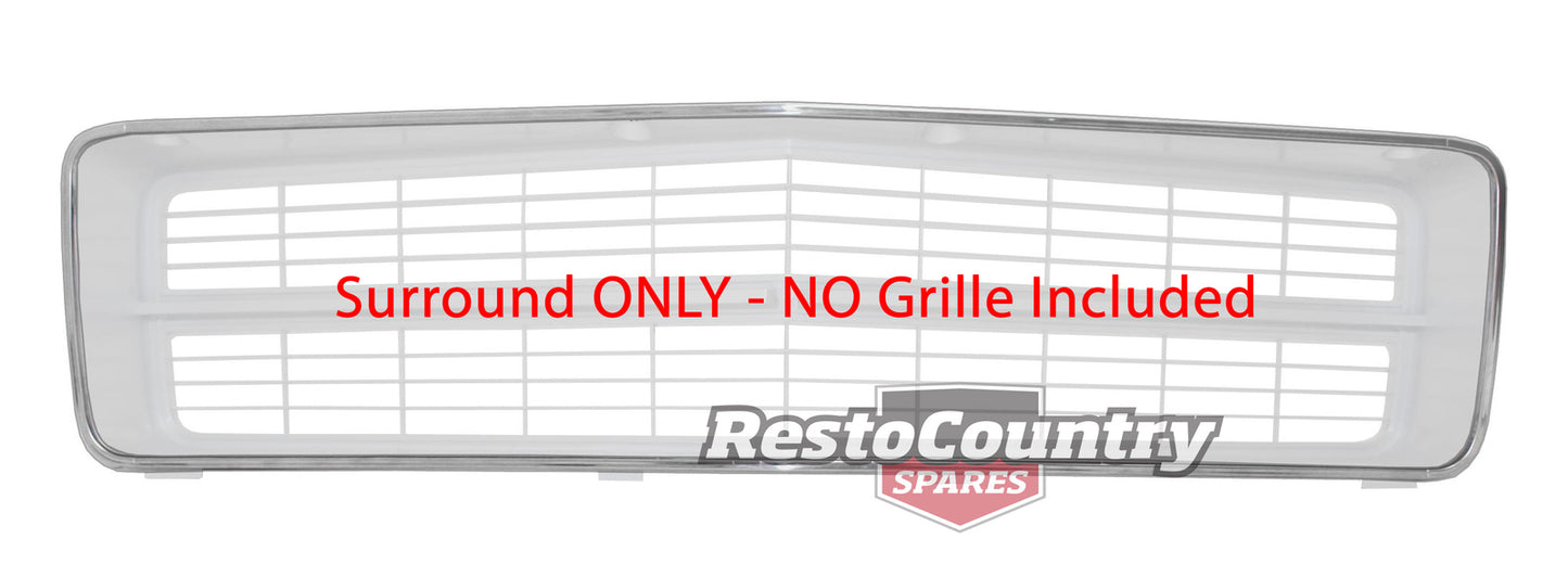 Holden HQ Grille MOULD / Trim / Surround ONLY 4piece set. stainless moulding - H1056