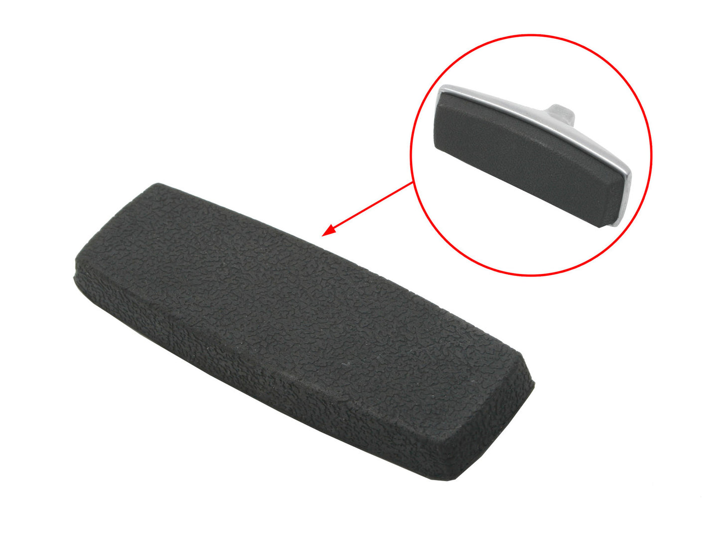 Holden Auto T Bar Shifter Handle Rubber Insert HT HG selector automatic - H1169