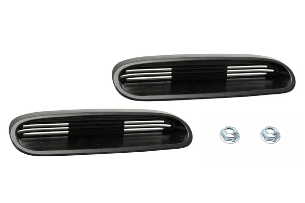 Holden Bonnet Scoop Insert PAIR + Fitting Nuts HT HG Monaro  vent - H1176