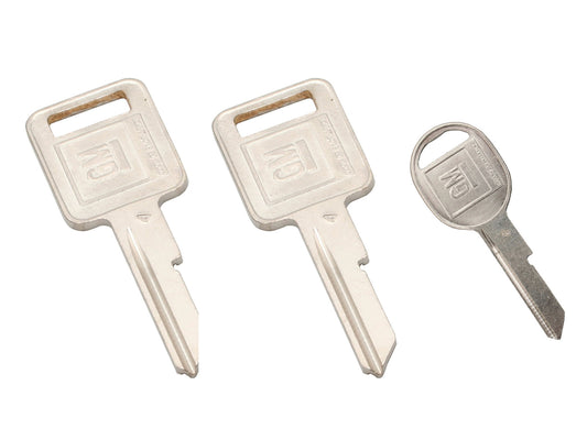 Holden Blank Keys Kit x3 - GM - HQ HJ HX Torana LJ LH LX key door - H1177