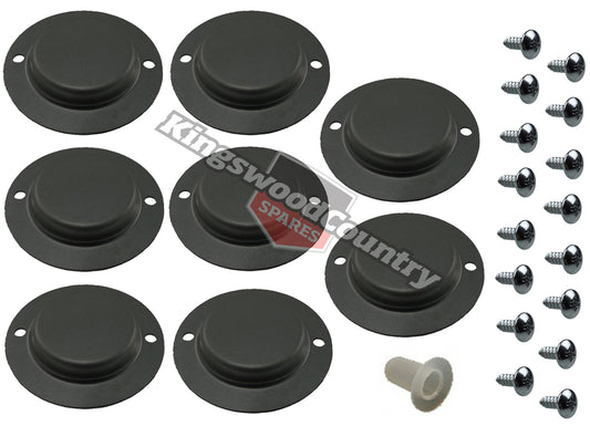 Holden Floor Pan Plug Plate x8 Set HQ HJ HX HZ Sedan Wag Monaro Blanking - H1189A