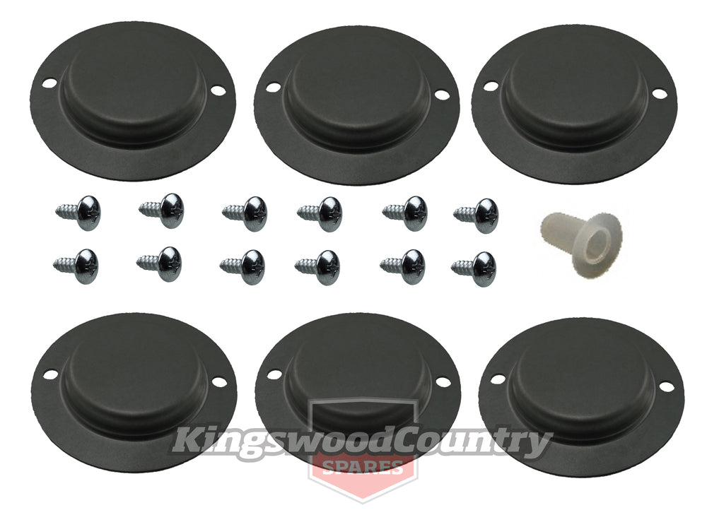 Holden Floor Pan Plug Plate Set x6 Ute Van HQ HJ HX HZ Blanking cover - H1189C