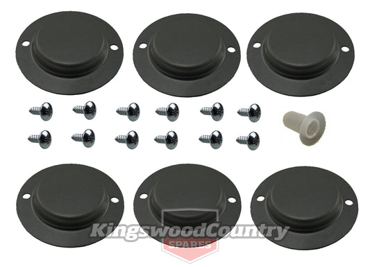 Holden Floor Pan Plug Plate Set x6 Ute Van HQ HJ HX HZ Blanking cover - H1189C