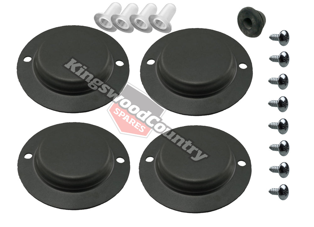 Holden Floor Pan Plug Plate Set x4 EJ EH HD HR +WB Blanking cover - H1189D