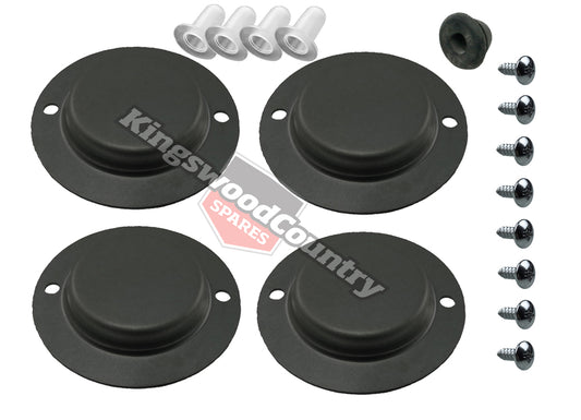 Holden Floor Pan Plug Plate Set x4 EJ EH HD HR +WB Blanking cover - H1189D