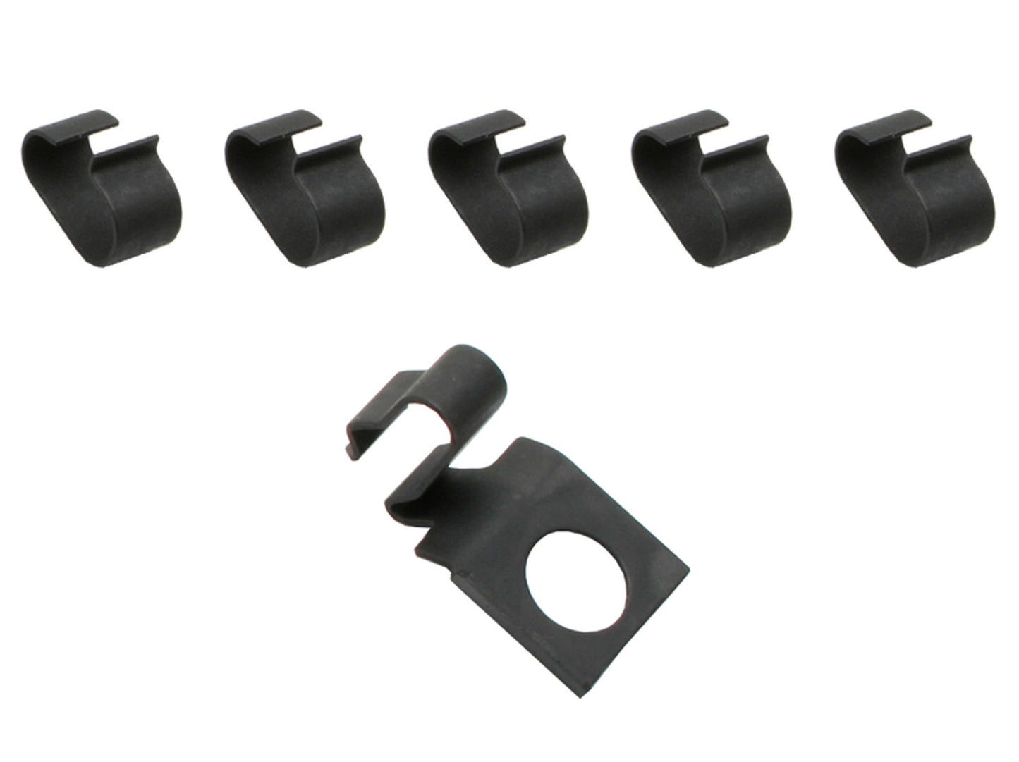 Holden Fuel Pipe Clip Set 6cyl BLACK EH HD HR HK HT HG HQ HJ HX HZ petrol pipe - H1196