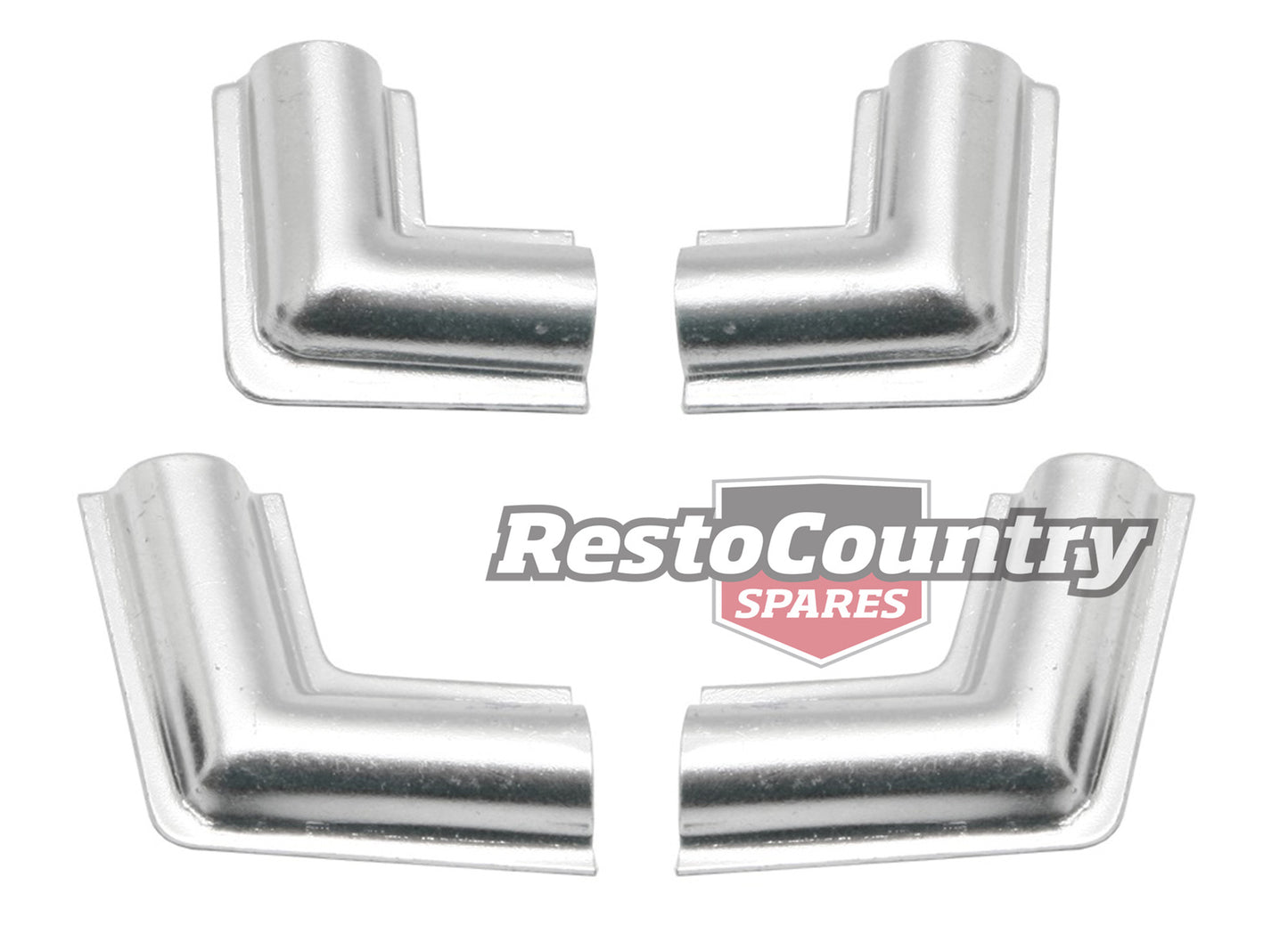 Holden Torana Front Windscreen Locking Strip/Mylar Corner Escutcheon x4 LH LX UC - H1284A