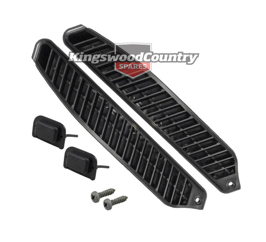 Holden HQ Sedan Relief Valve Vent Grille 2x Sedan Statesman Wagon.HJ HX HZ w/mod - H1308