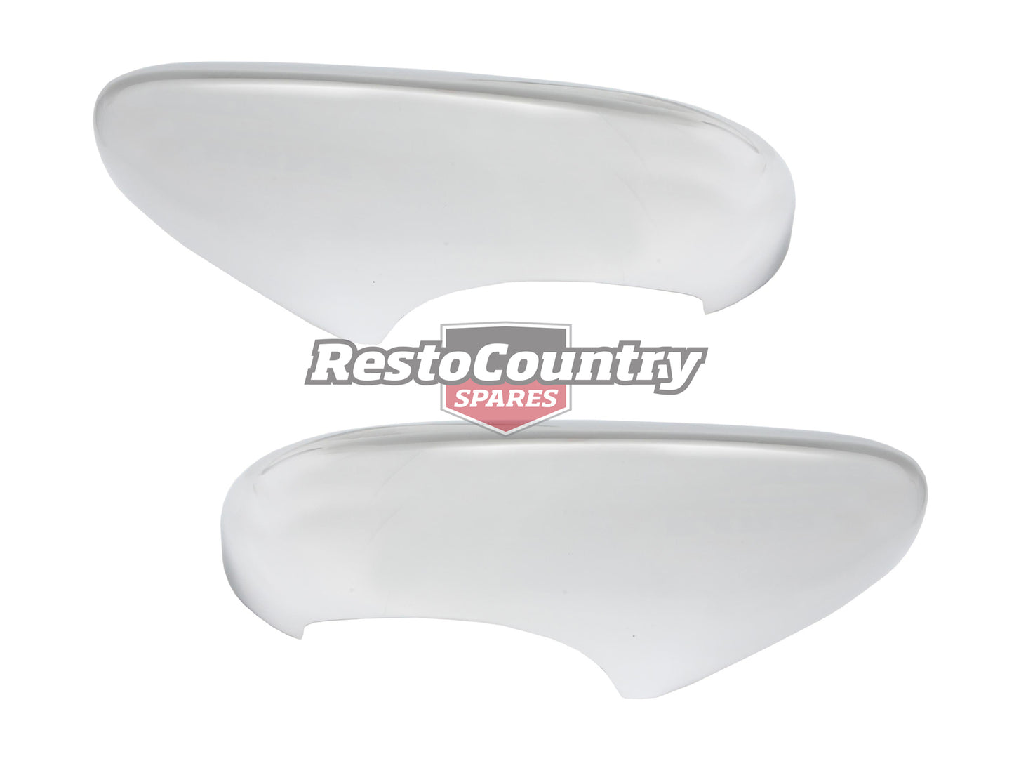 Holden REAR Chrome Bumper Bar Overrider Set FJ x2  over  rider - H1352