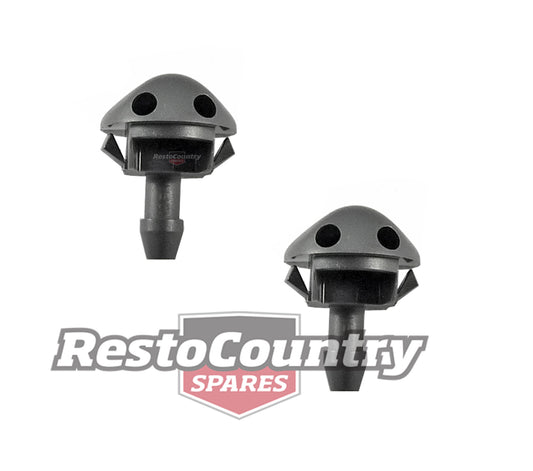 Holden Commodore Windscreen Washer Nozzle Jet Kit x2 VS VT VX VY VZ - H1378