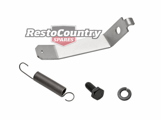Holden Accelerator Return Spring + Bracket + Bolt Kit HT Manual. HG HQ 308 V8 - H1392