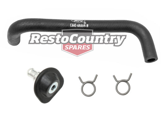 Suit Ford V8 PCV Valve + Hose Engine Breather Kit WINDSOR XR XT ZA ZB clamp - HB2000