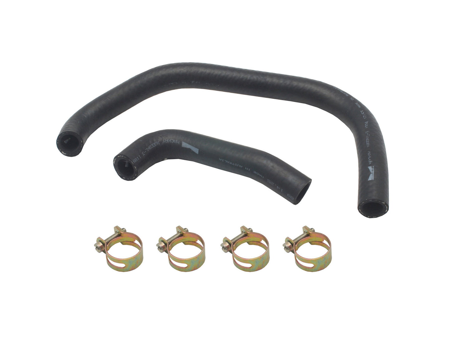 Holden 235 V8 Inlet Manifold Hose +Original Type Clamps Kit HT HG - HH1002