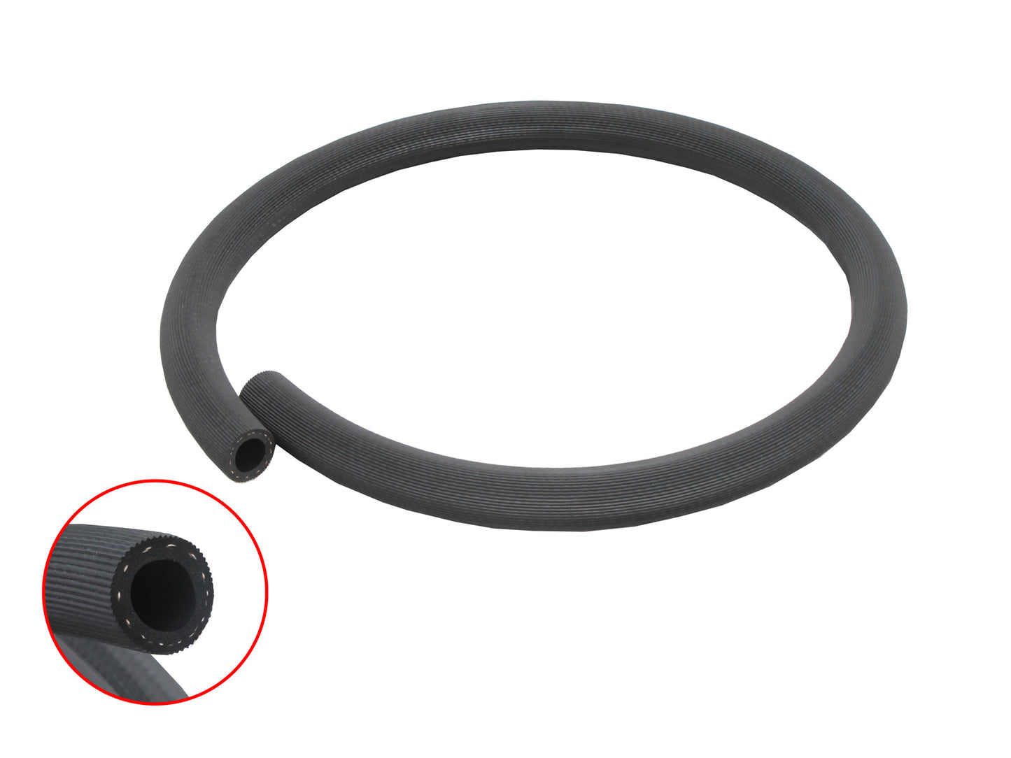 "Ford Heater Hose 5/8" Ribbed XW XY GT Pattern  rubber  tube  pipe - HH2000"