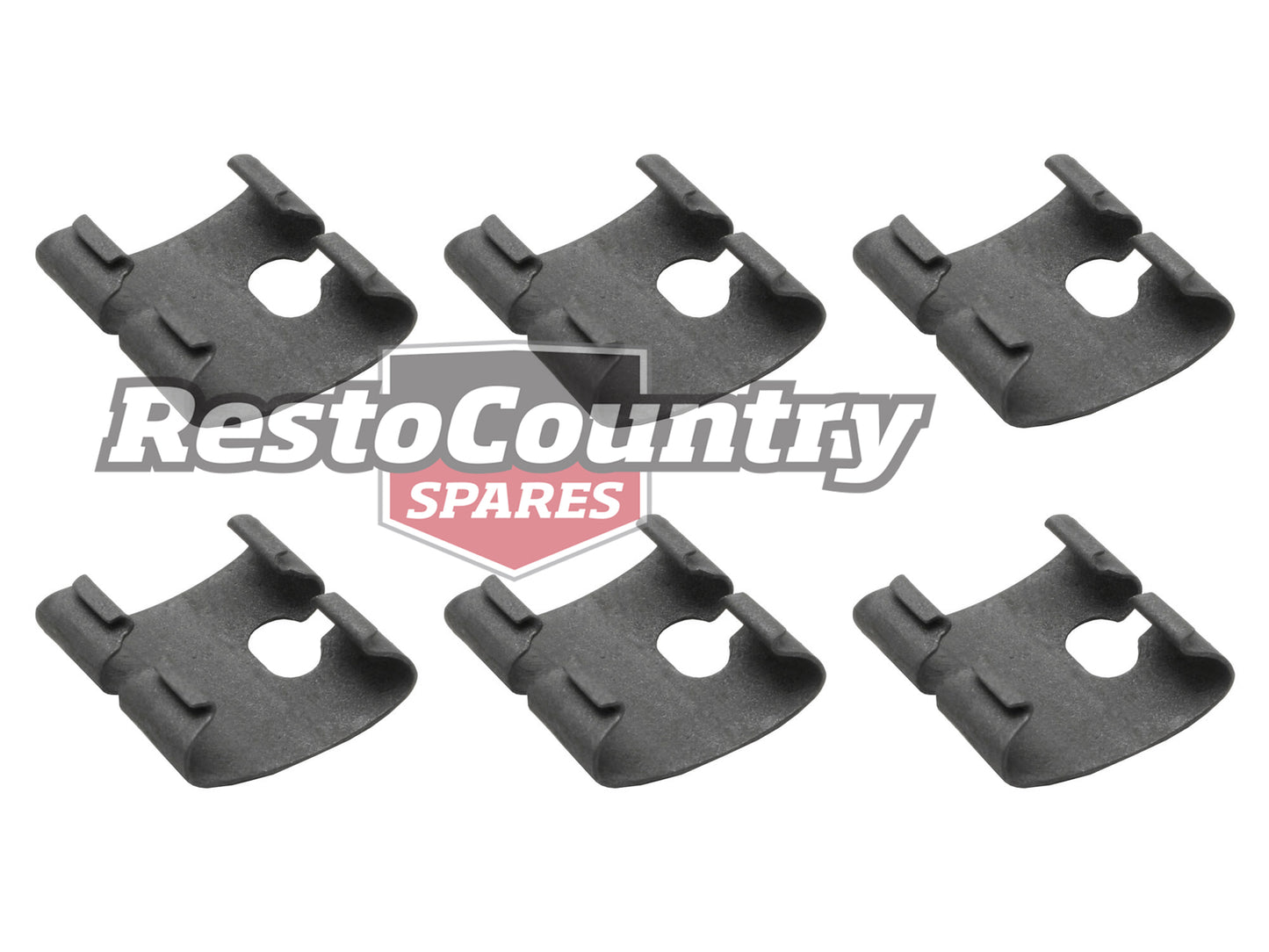 Holden Commodore Lens - to - Headlight Body Clip Set x6 VB VC glass fitting - HLK1016