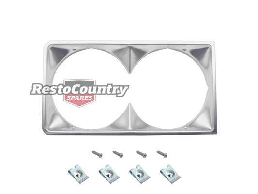 Holden Twin Headlight Surround Rim x1 HJ HX HZ suit Statesman Premier head light - HLR1000