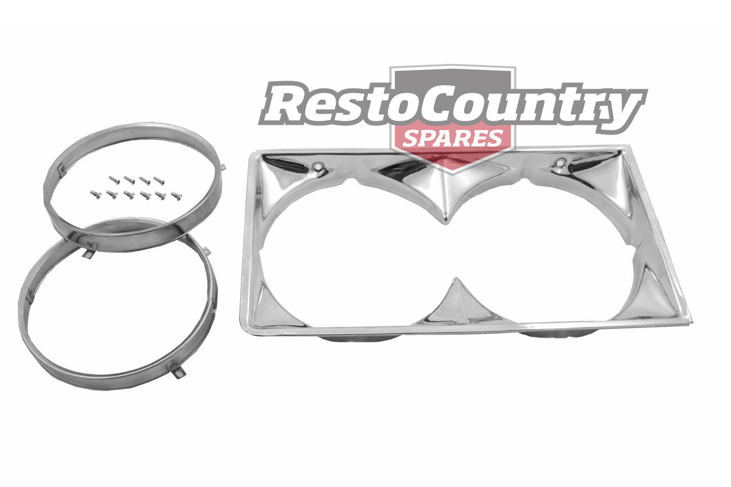 Holden Twin Headlight Surround Rim + INNER x1 HJ HX HZ Statesman Premier - HLR1000A