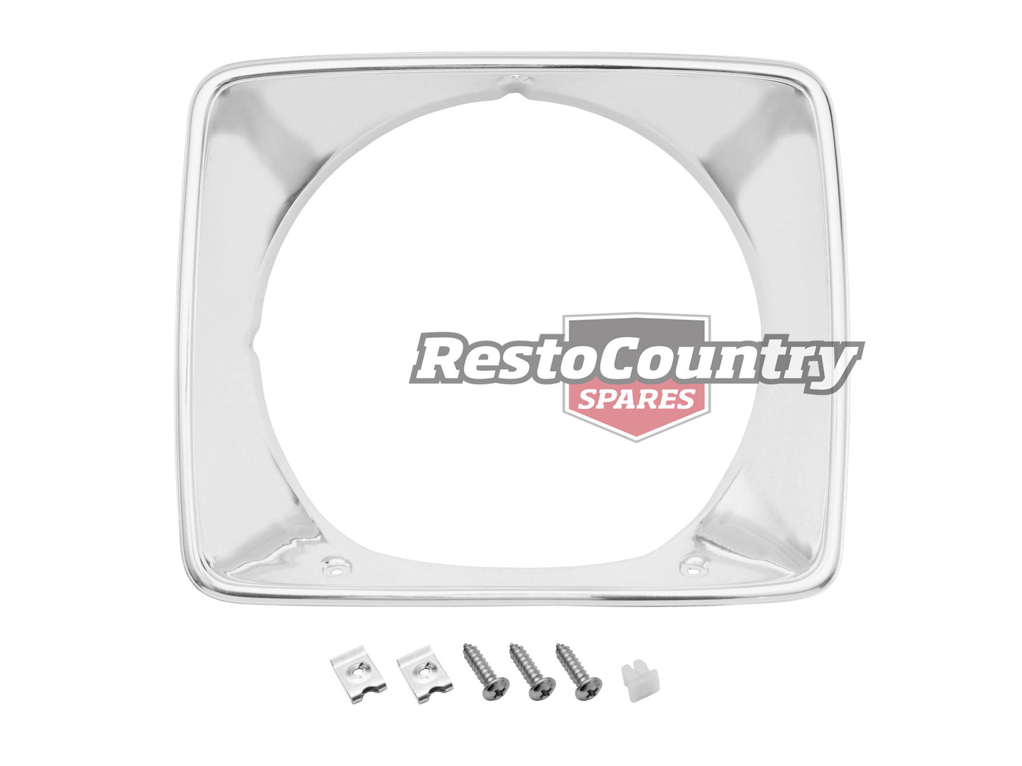 Holden Headlight Surround Rim x1 ANODISED HJ HX HZ Belmont Kingswood head light - HLR1000F