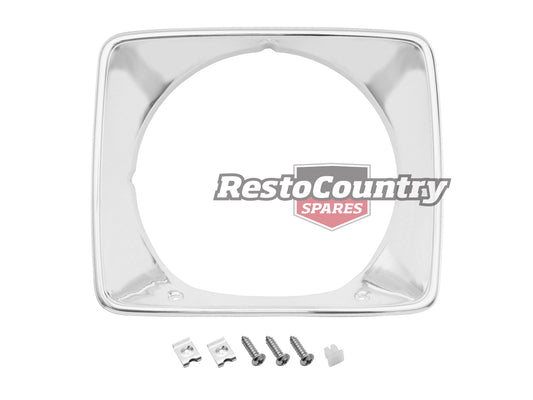 Holden Headlight Surround Rim x1 ANODISED HJ HX HZ Belmont Kingswood head light - HLR1000F