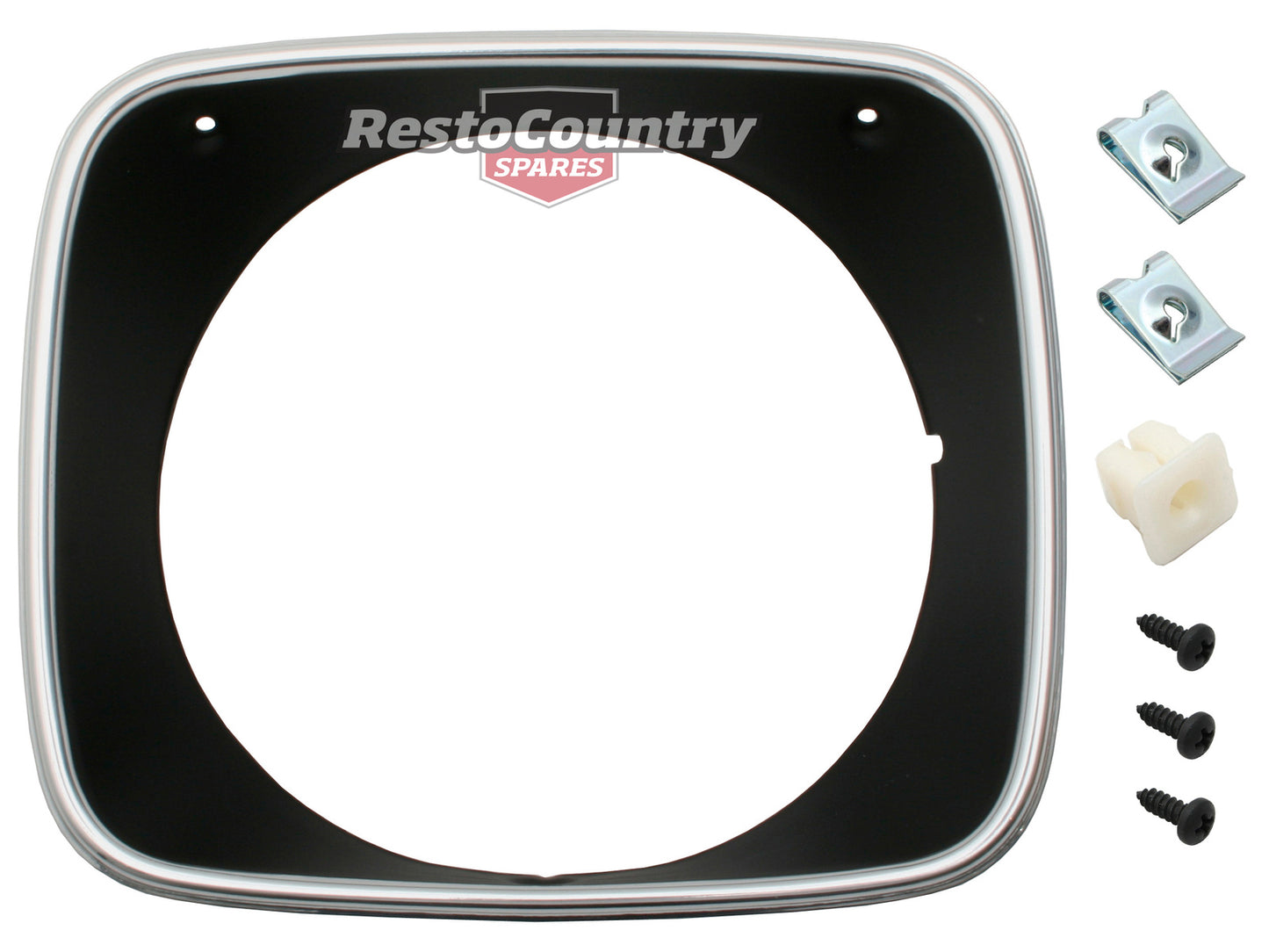 Holden Torana Headlight Surround Rim x1 LH LX Black NEW headlamp head - HLR1001